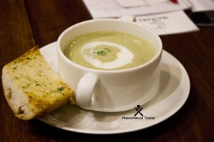 Green Macha tea soup